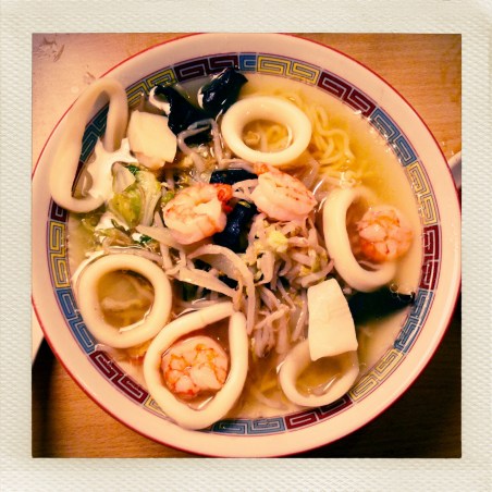 Ramen aux fruits de mer
